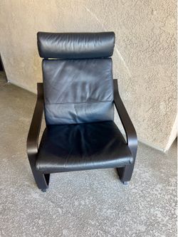 IKEA POANG Leather CHAIR - $80