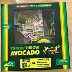 Family Board Game Throw Throw Avocado