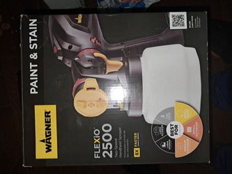 Wagner FLEXiO 2500 Two-Speed Cup Fed Handheld Sprayer Paint Stain Flow Control