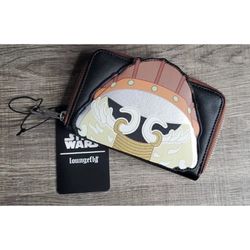 Nwt Loungefly Disney Star Wars Jabba Faux Leather Wallet 