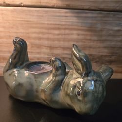 Vintage Party-lite Bunny T-lite Candle Holder 