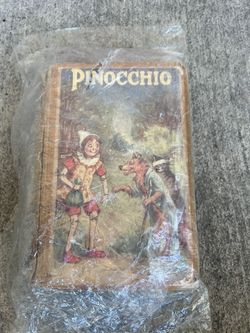 101 YEAR OLD ANTIQUE PINOCCHIO BOOK