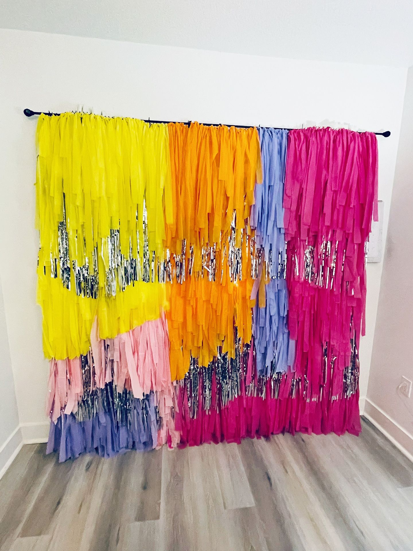 Custom tassel backdrop for any occasion