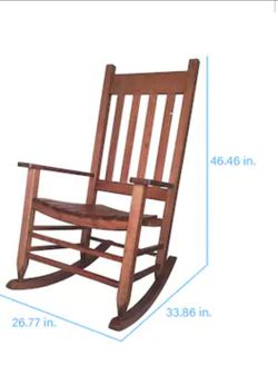 Natural Wood rocking chair