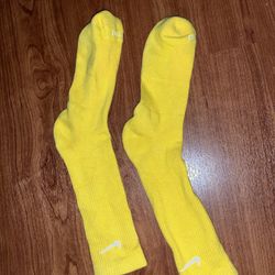Yellow Nike Socks Men’s