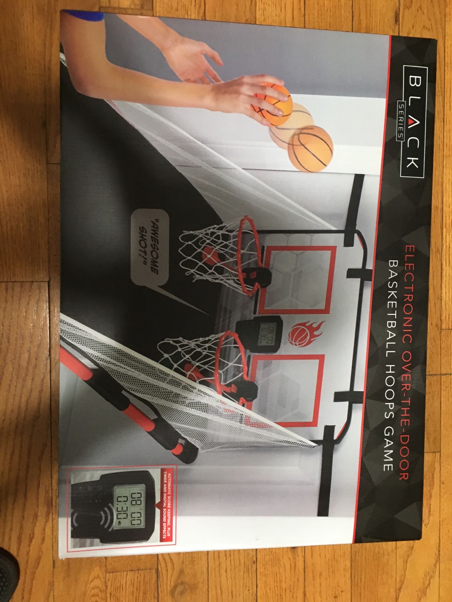 Electronic Over the door basketball hoop game