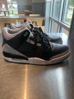 Jordan 3 Green glow