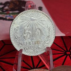 Mexico 50 Centavos Silver
