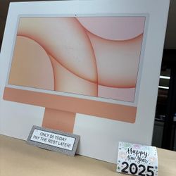 Apple IMac 24 Inch 2021 M1 Desktop - Only $5 Today Pay The Rest Later! 