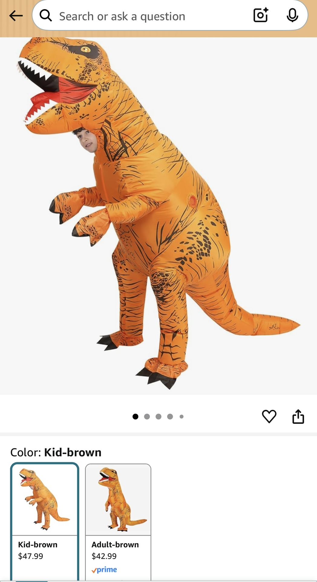 T Rex Costume