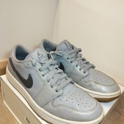 Nike Air Jordan 1 Low Golf ‘Wolf Grey’ Men’s Size 9.5 - Dior Colorway - DD9315-006