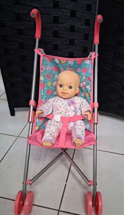 Doll and stroller