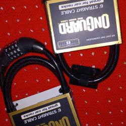 2 New Unopened Cable Lockes For Anything You Need To Secure $20 