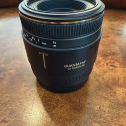 Quantaray Canon 50mm macro 1:2.8