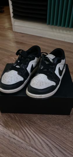 Nike Air Jordan 1 Low Black White Sneakers