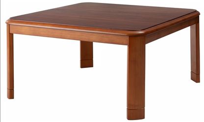 PaletteLife Japanese Heated Table (31x31in)- Wooden Chabudai Furniture with 120V Electric Heater - Low-Lying Dining and Work Desk with Temperature Con