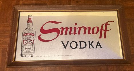 Vintage Smirnoff mirror