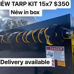 Néw Dump Trailer Tarp Kit Cover 15x7 $350 New In Box Delivery Available