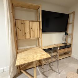 IKEA Wood Shelf System 