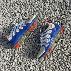 Nike Air Vapormax Plus Coconut Milk Crimson Blue Mens Size 10
