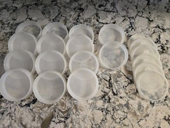 Tupperware Burger Freezer Containers 