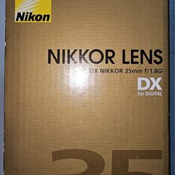 Nikon AF-S DX NIKKOR 35mm f/1.8G Lens SLR
