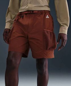 Nike ACG Snowgrass Cargo Shorts Loose Fit 7.5” Cinnamon