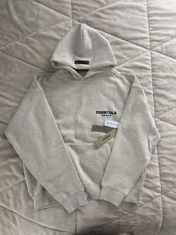 Fear of God Essentials Hoodie Light Oatmeal Mens Large New with Tags Multiple in Stock