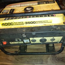 Champion 4000 Watt https://offerup.com/redirect/?o=R2VuZXJhdG9yLmlu Very Good Condition Work Very Well Need Gone Asap Will Sell For The Low Price Or B