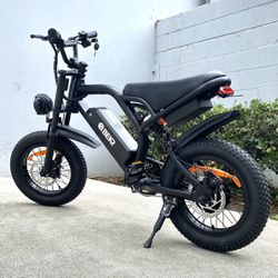 Qbear K6 E-bike. Perfect size for adults and teens. Seat height 27inch which is suitable for height of 5’ to 6’.  Qbear eBike four colors available.