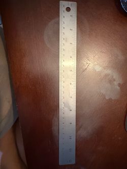 Metal Ruler - $2