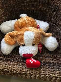 Dan Dee large laying dog