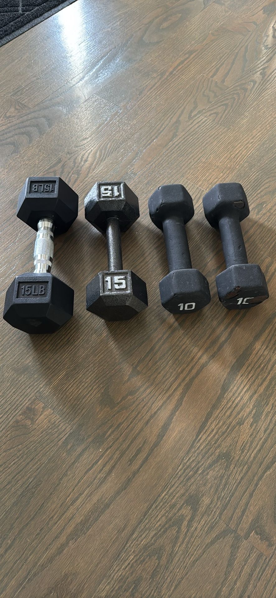 Hex Dumbbell Hand Weights - 10lbs