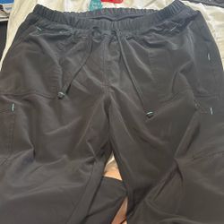 Black Scrub Pants Size L