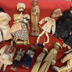 Dolls Antique Vintage European African Middle Eastern Set 14