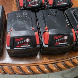 Milwaukee 5.0 And 6.0 Batteries