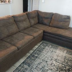 Brown 2 Piece Sectional 