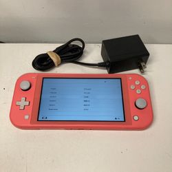 Nintendo Switch Lite Handheld Console With Charger