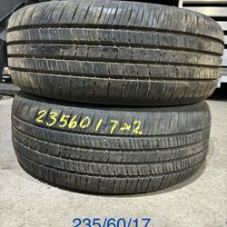 (2) - 235/60/17 Atlas Force HP Tires