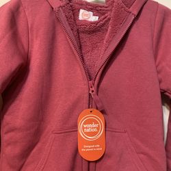 Girls Sweat Shirt Jacket (7-8) 