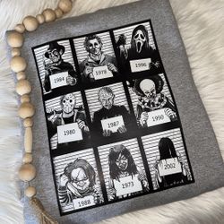 Horror Characters Sweater 