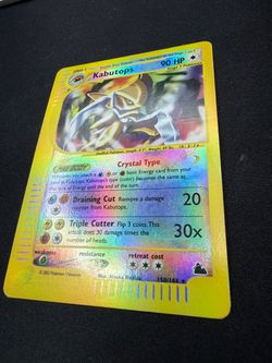 Kabutops Reverse Holo 150/144 Skyridge MP