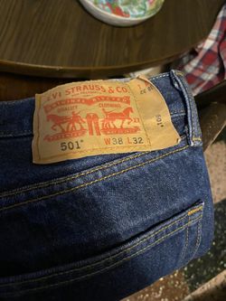 Mens 501 Levi’s Jeans Size 38 Waist/32