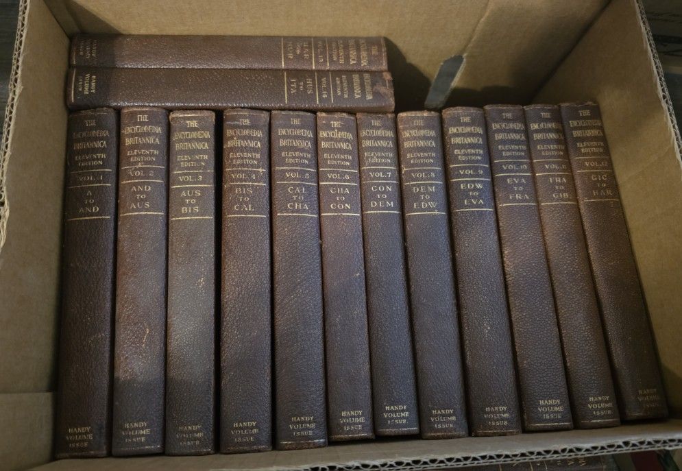 Britannica Encyclopaedia Set Eleventh Edition