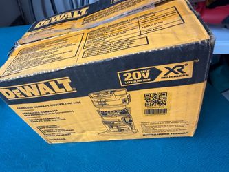 DEWALT 20V MAX XR Cordless Brushless Fixed Base Compact Router (Tool Only)