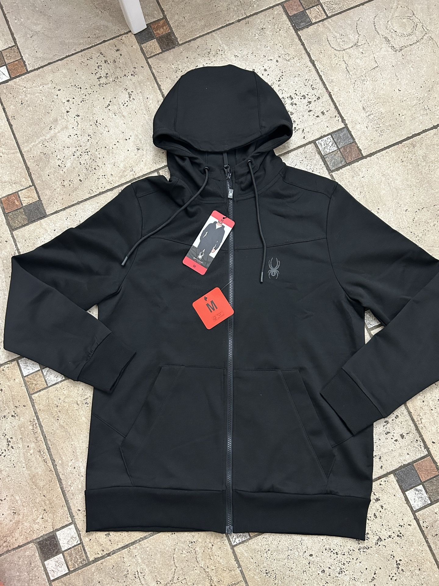 NWT Spyder full zip Hooded Jacket size M
