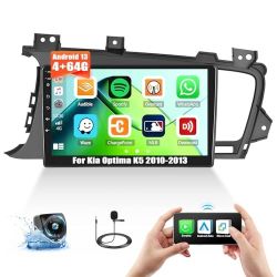 464G 8-Core Android 13 Car Stereo for Kia Optima K5 2010-2013 with Apple CarplayampAndroid Auto,9 Inch Car Radio with Mirror Link Bluetooth FM/RDS WiF