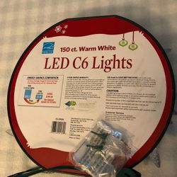 Everstar 150-count Warm White LED C6 Lights
