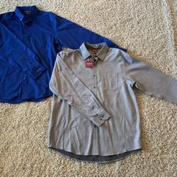 2 NEW Men’s High Quality Dress Shirts