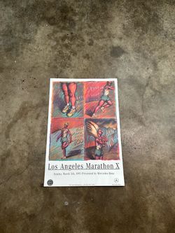 LA marathon poster 1995